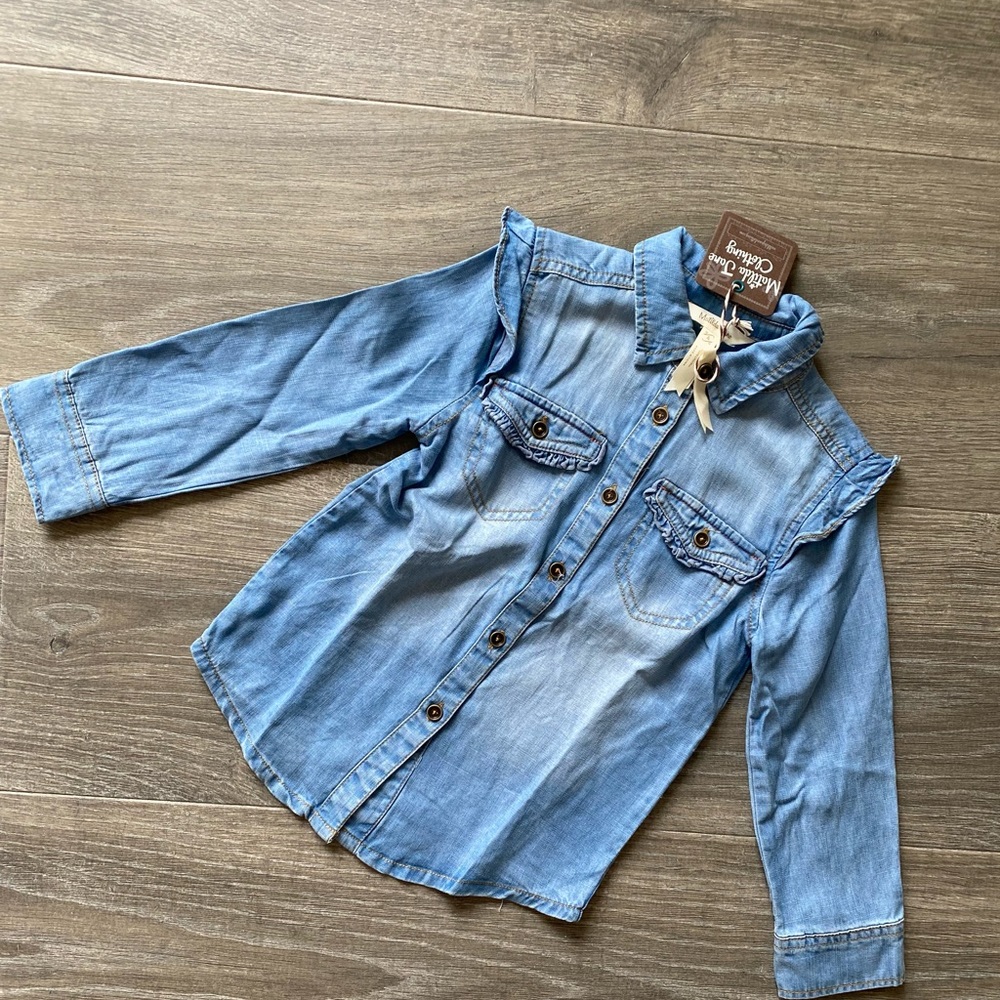 Matilda Jane Girls Denim Shirt